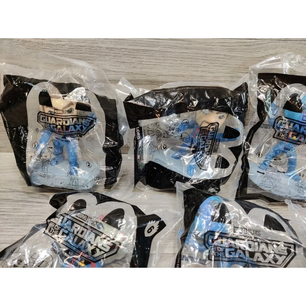 LOT OF 10: McDonald’s: MARVEL/GUARDIANS Of The GALAXY Vol 3 Toy Figures NIP